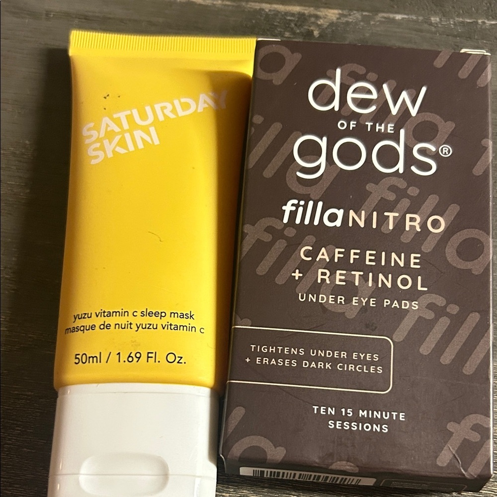 Saturday Skin Yuzu Vitamin C Sleep Mask - Yellow‎